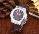 AAA Copy Patek Philippe Nautilus power reserve Watch - Silver Dial Rubber Strap (3)_th.jpg
